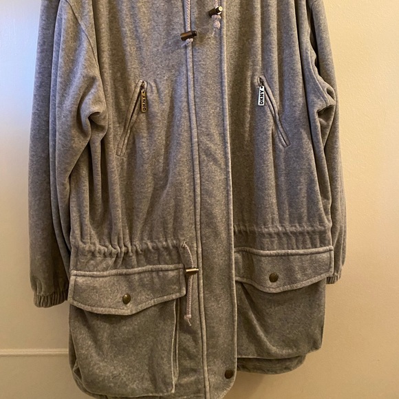 Vintage DKNY Gray Cotton Jacket - Picture 2 of 11